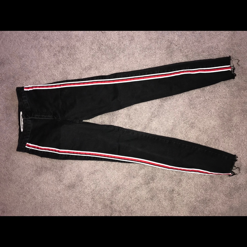 black skinny jeans